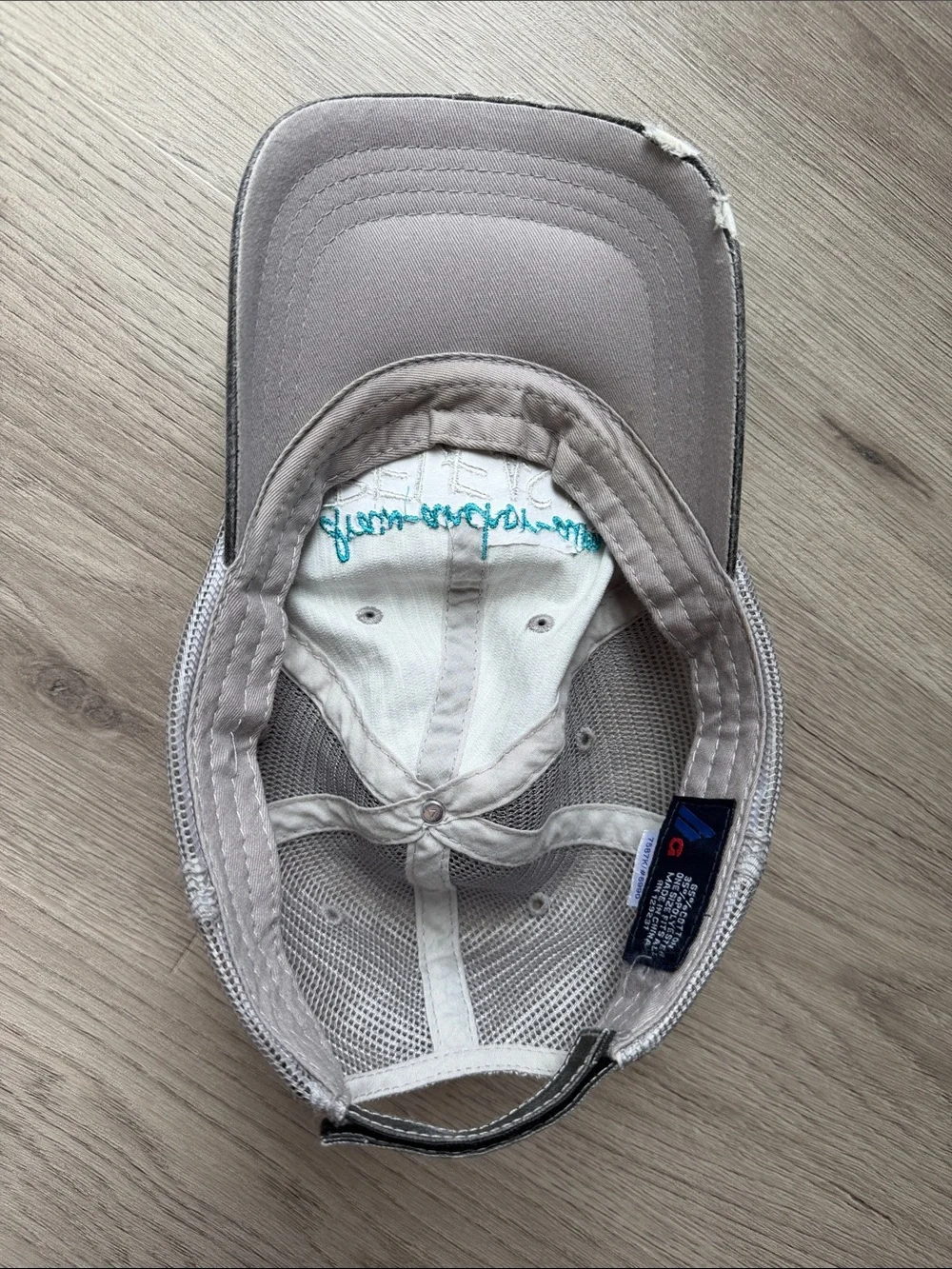 Archery Baseball Hat Cap - Gray & Teal (OS)